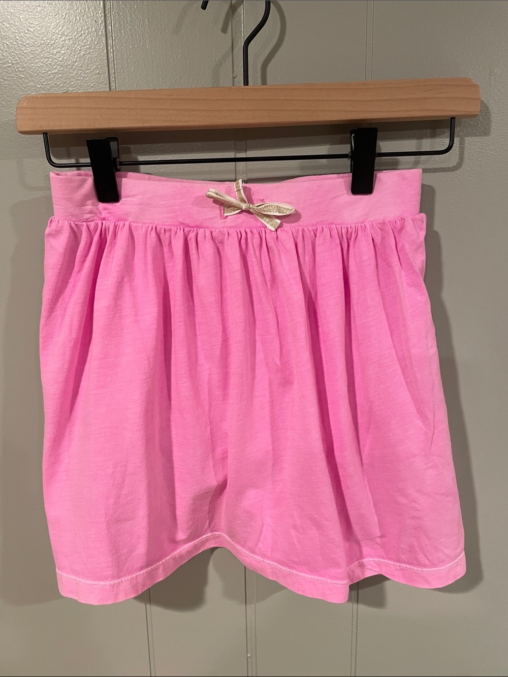 OshKosh Girls' Washed Cotton Pink Gathered Skort Size 10